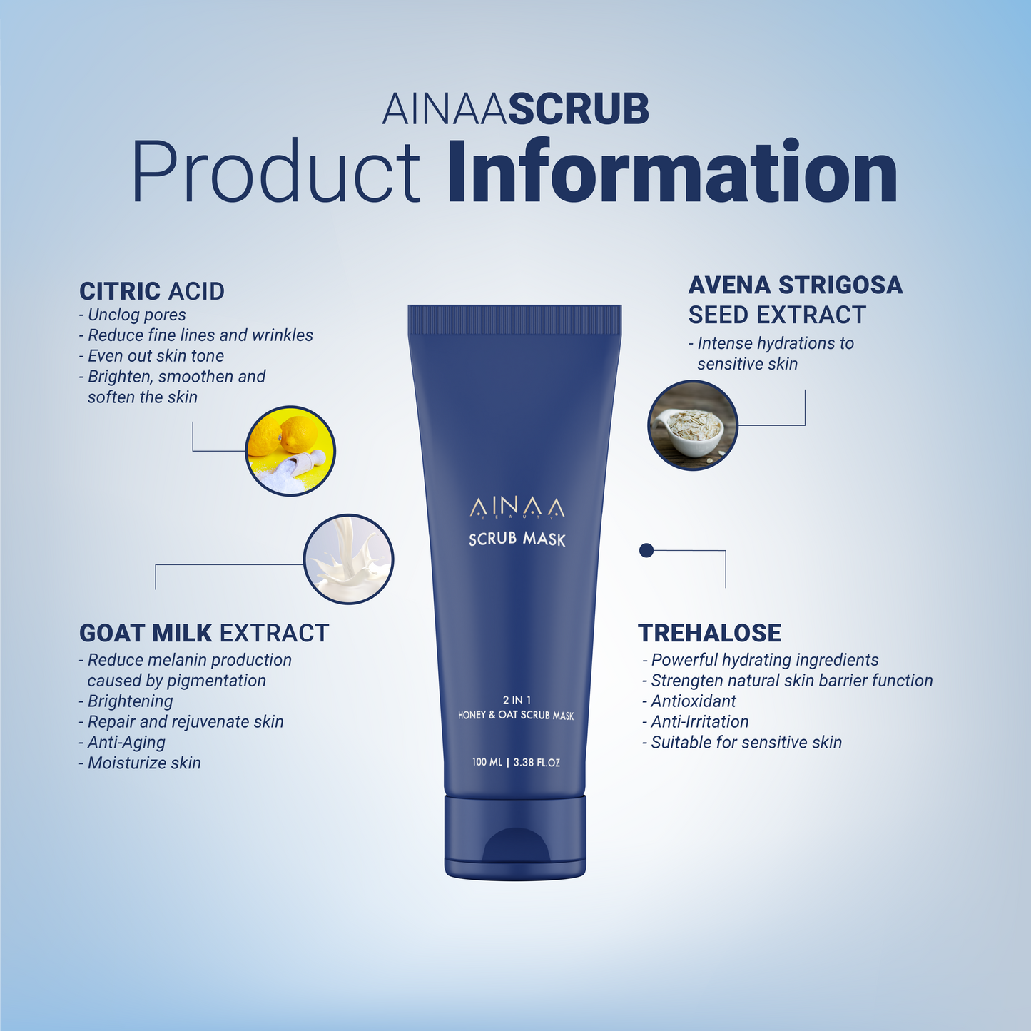 Ainaa Scrub & Mask