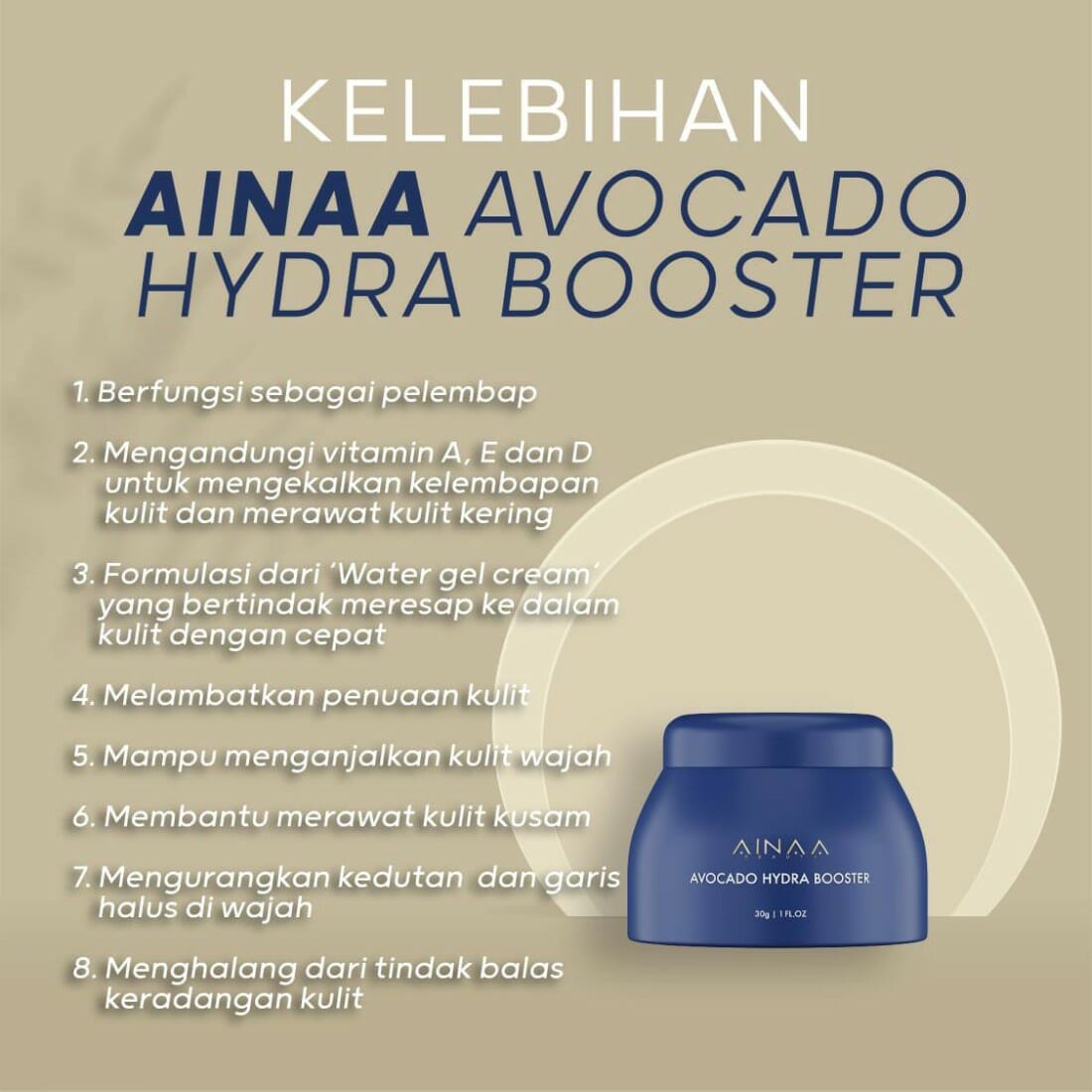 Ainaa Avocado Hydra Booster